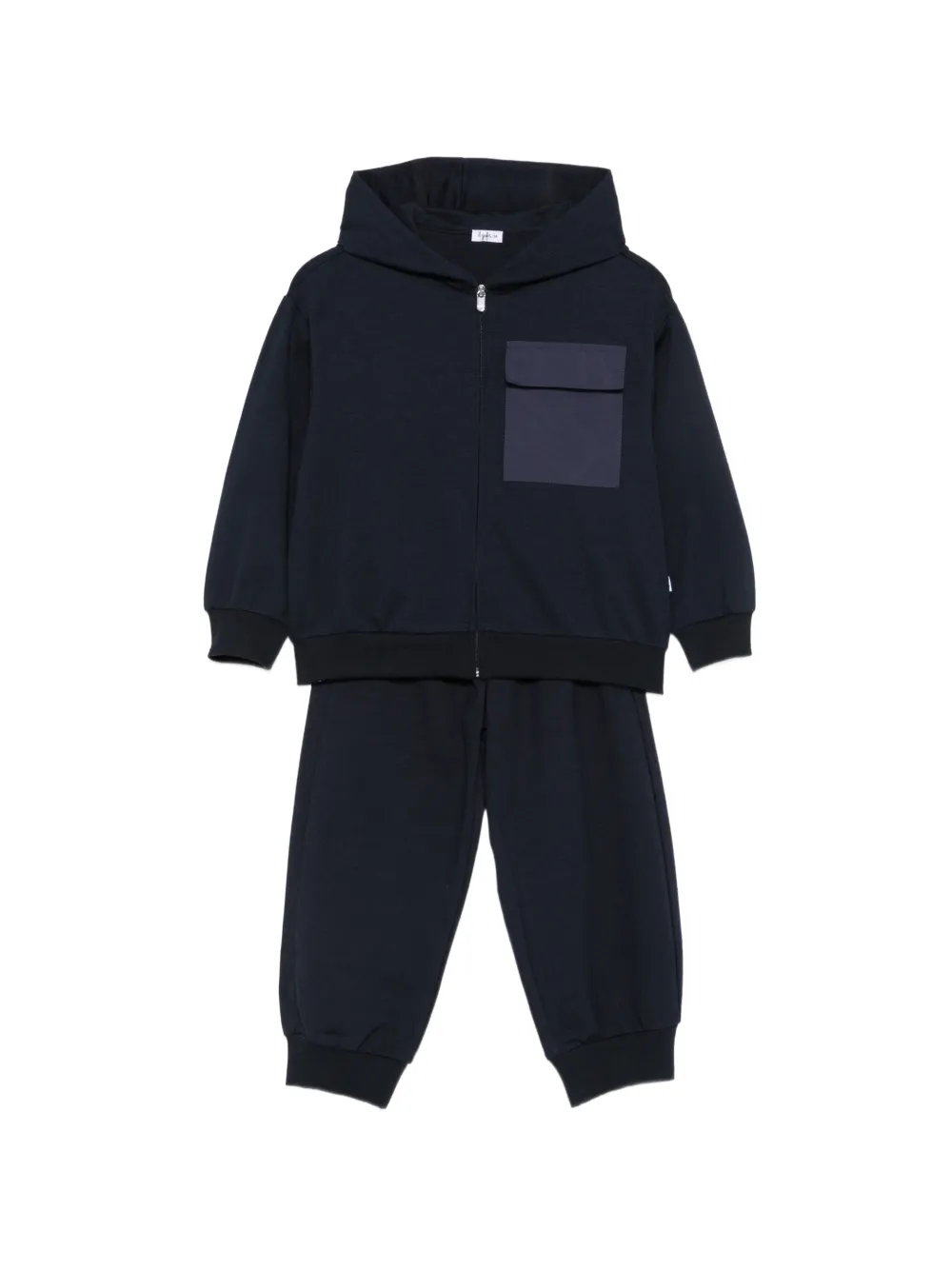 Il Gufo zip-up hooded tracksuit - Blu