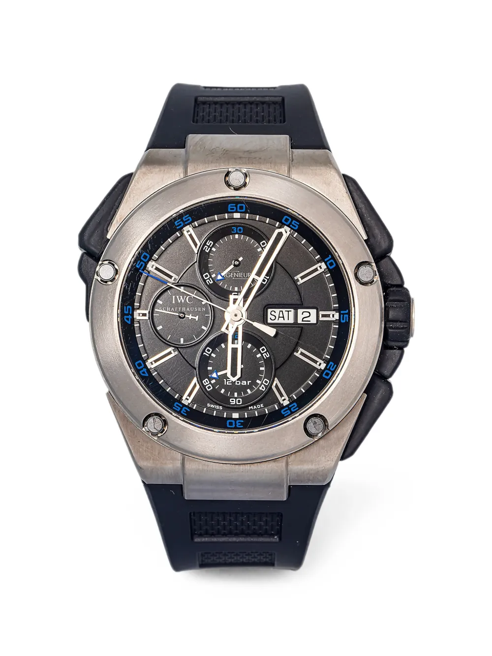 IWC Schaffhausen montre Ingenieur Double 45 mm - Noir