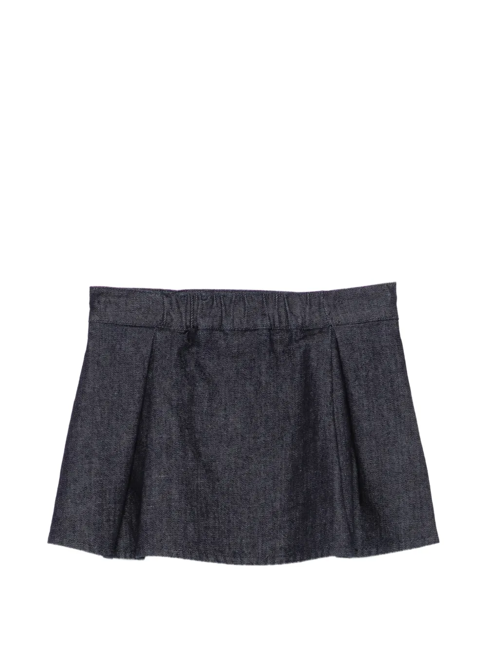 Aspesi Kids Geplooide mini-rok met wikkeldesign Blauw