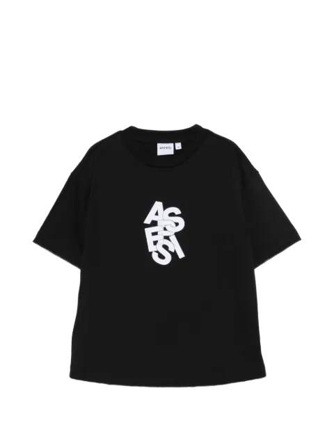 Aspesi Kids flocked-logo T-shirt