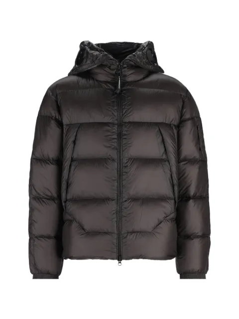 C.P. Company Goggle-detail quilted jacket