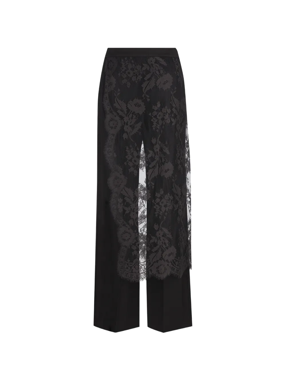 ZIMMERMANN Valiant broek met kanten vlak Zwart