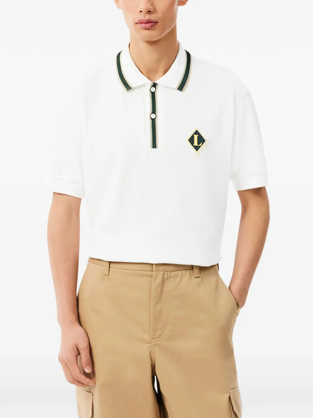 Lacoste French Made poloshirt Wit