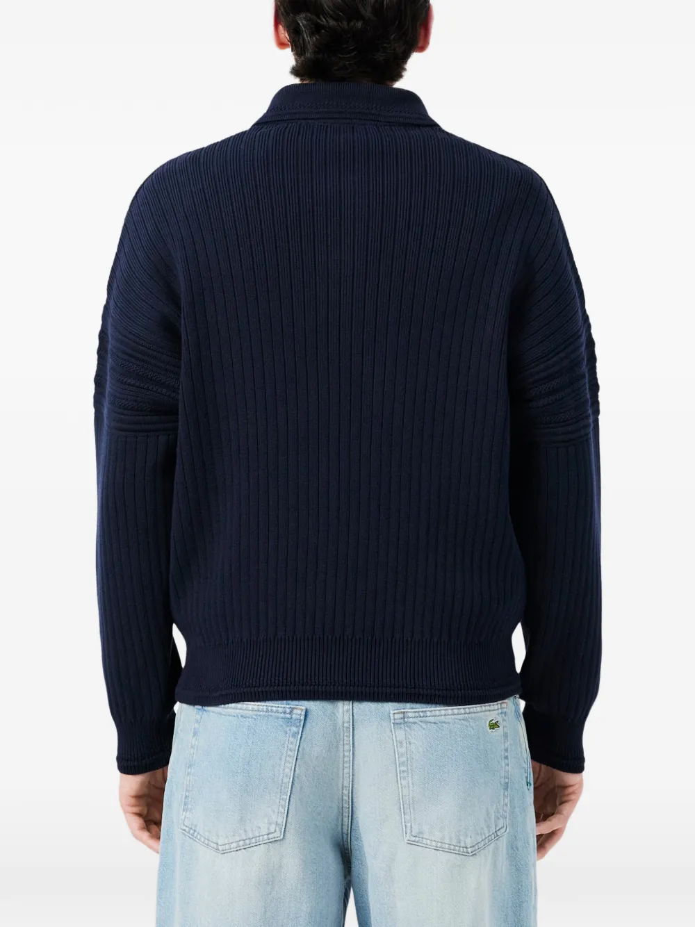Lacoste French Made sweater Blauw