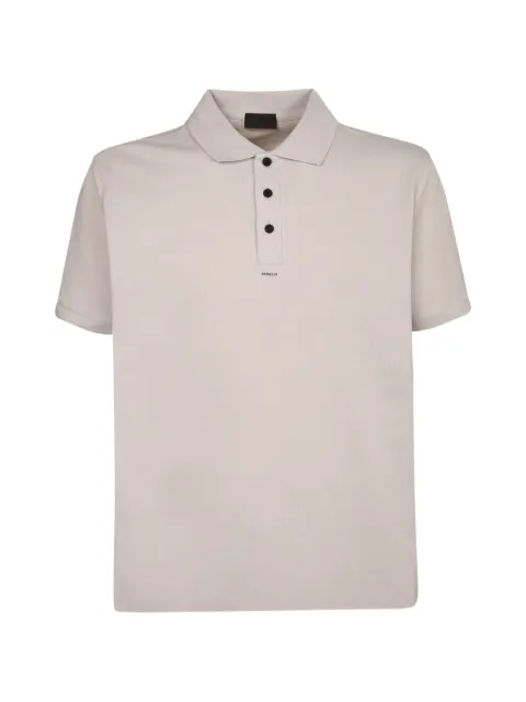 Moncler logo-print piqué polo shirt