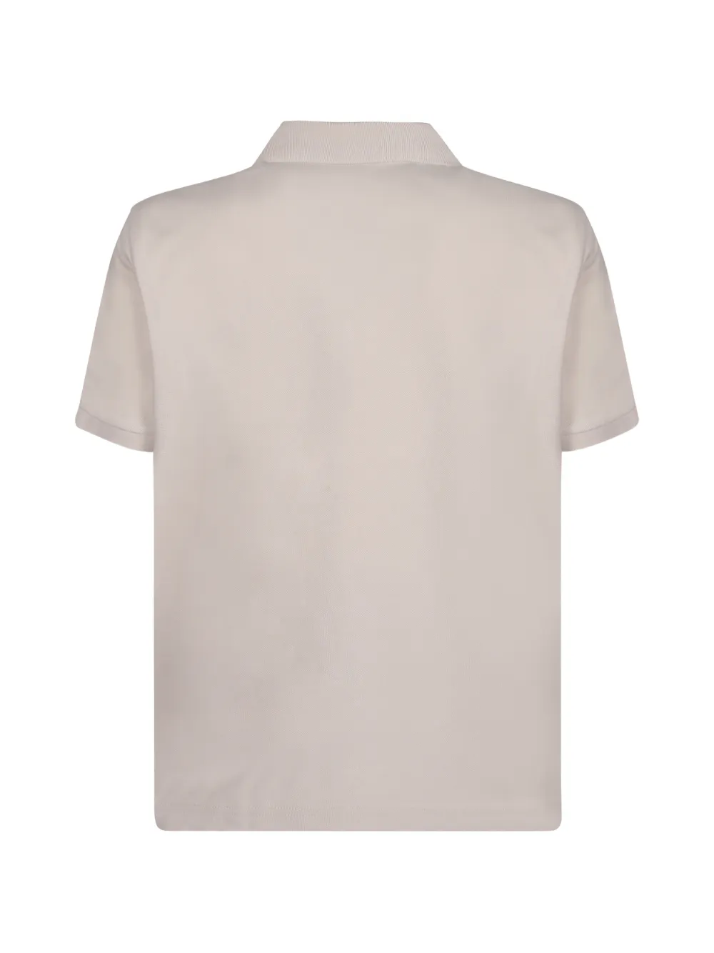 Moncler logo-print piqué polo shirt Beige