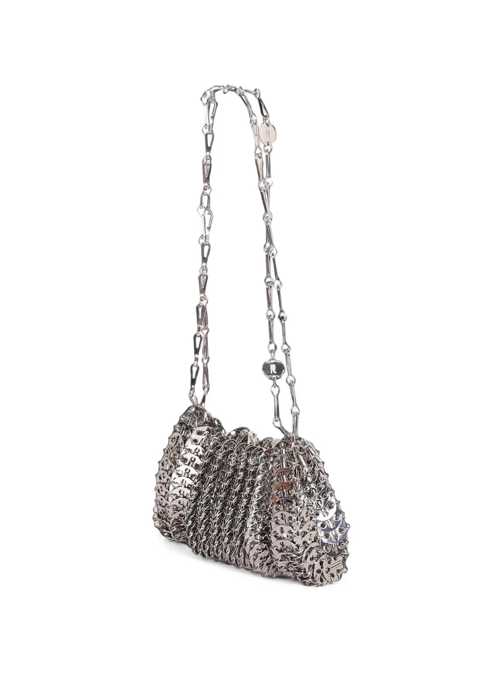 Rabanne 1969 schoudertas met ketting Grijs