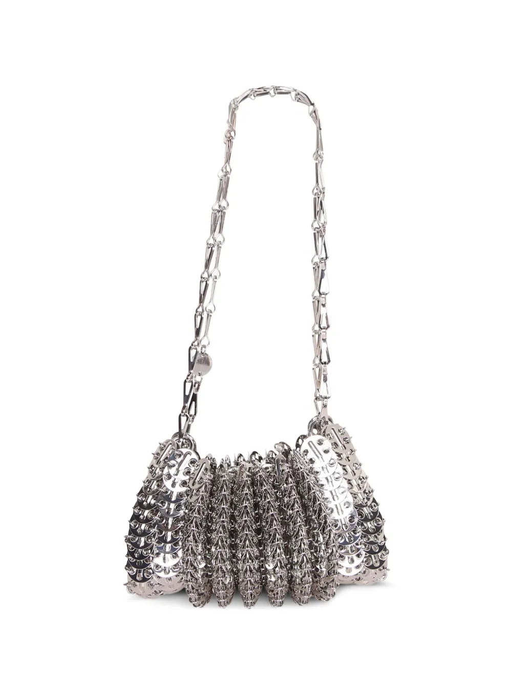 Rabanne 1969 chain-link shoulder bag - Grigio