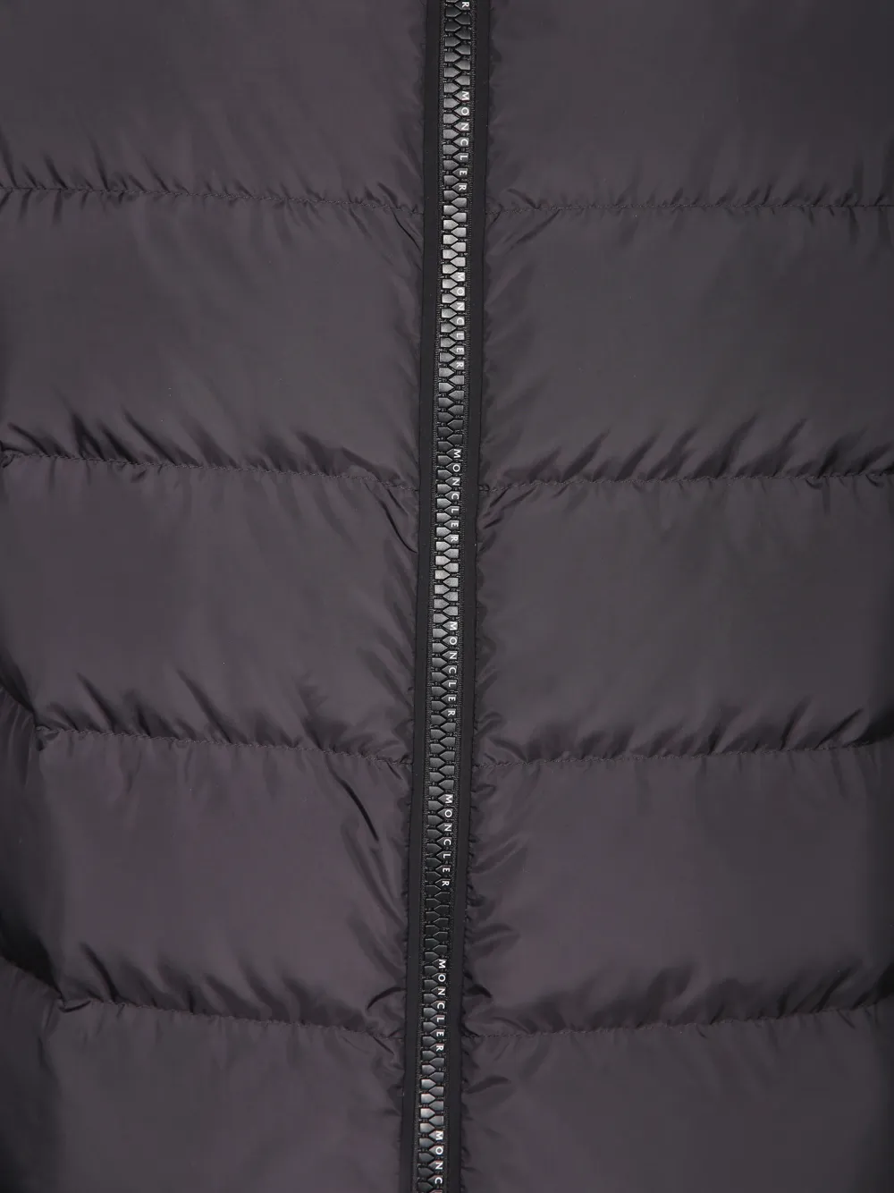 Moncler Malghette gewatteerd jack met logo-print Zwart