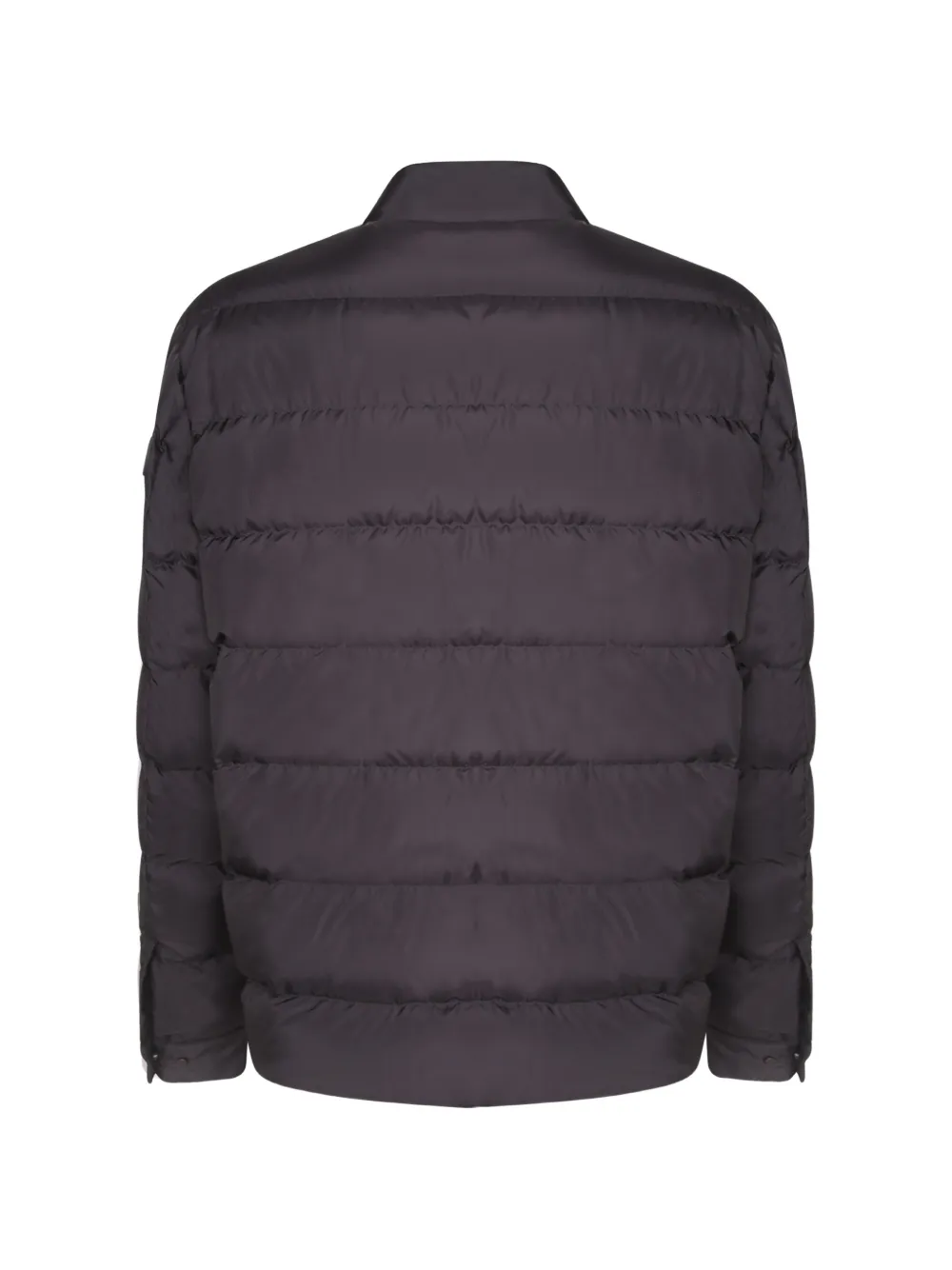 Moncler Malghette gewatteerd jack met logo-print Zwart