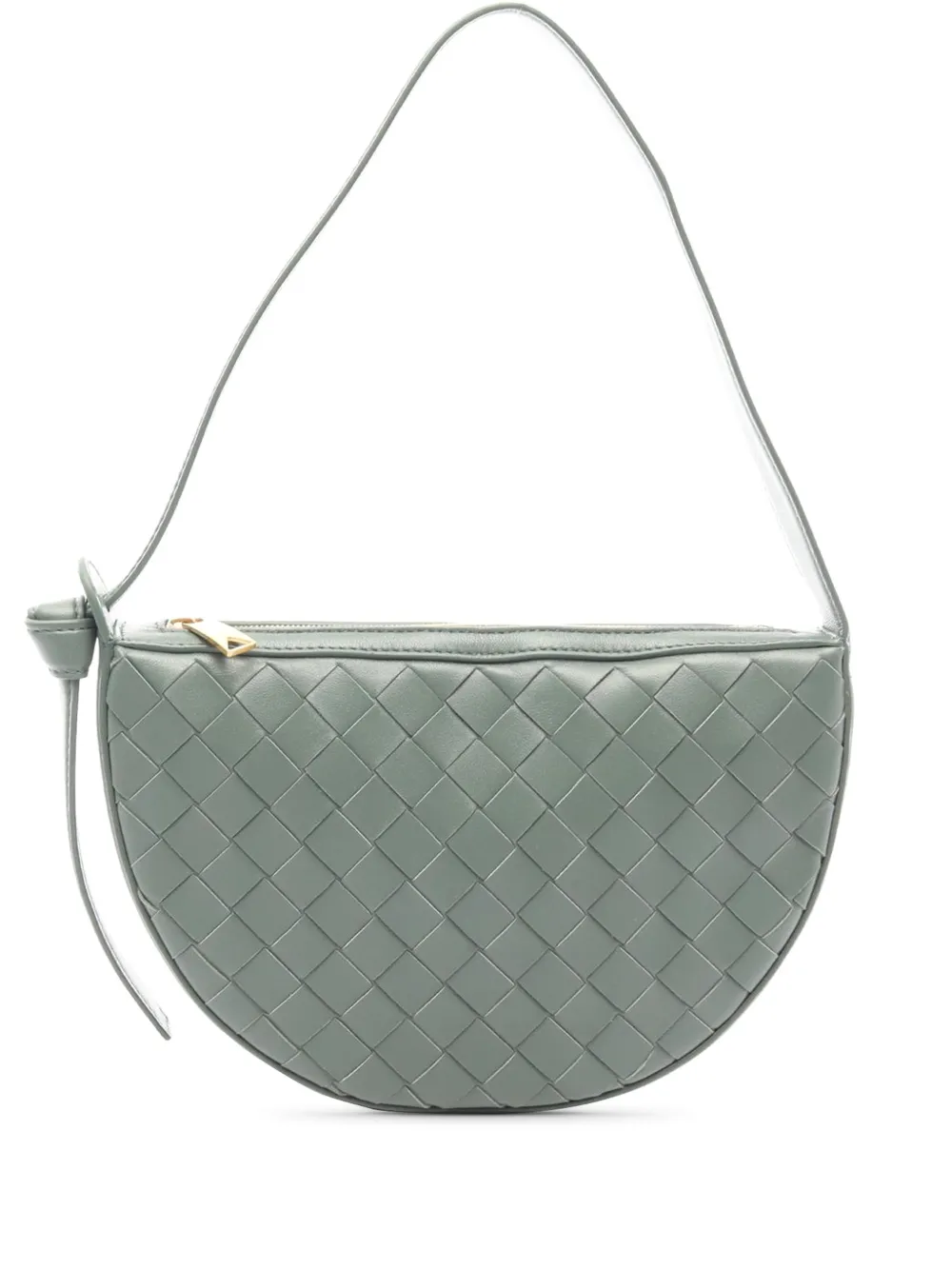Bottega Veneta Pre-Owned 2012-2026 Mini Leather Intrecciato Sunrise Hobo shoulder bag - Verde