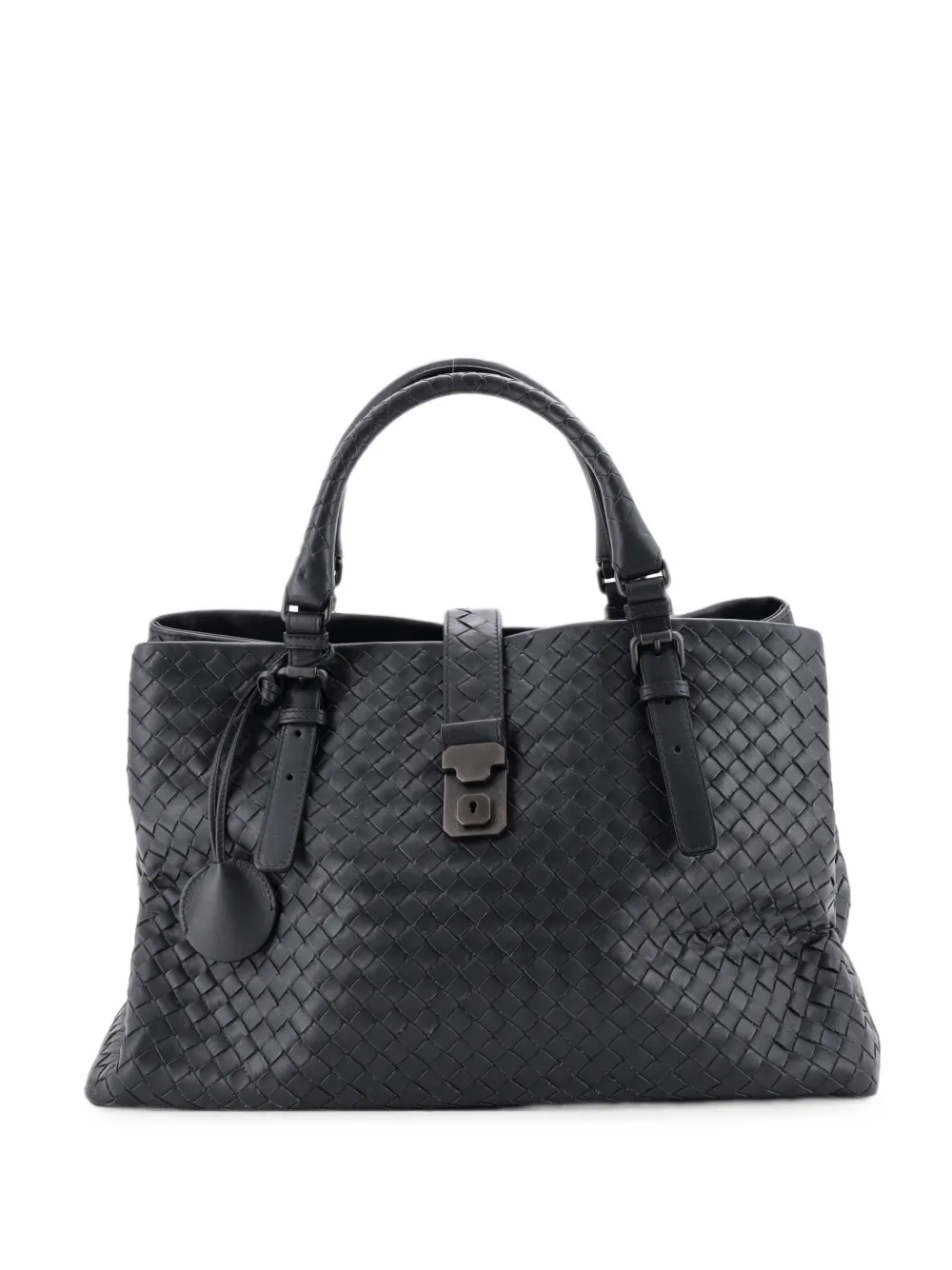 Bottega Veneta Pre-Owned Roma Bag Intrecciato Nappa Medium tote bag - Grigio