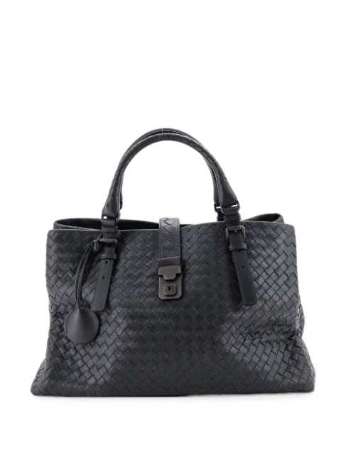 Bottega Veneta Pre-Owned tote Roma mediana de piel Intrecciato