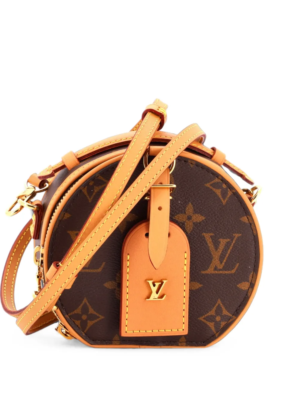 Louis Vuitton Pre-Owned Mini Boite Chapeau Bag Monogram Canvas crossbody bag - Marrone