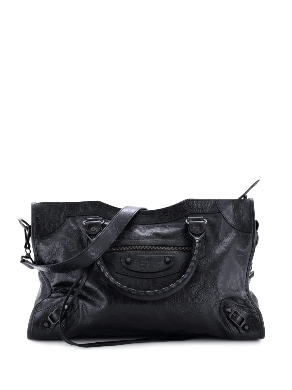 Balenciaga Pre-Owned Le City Bag Leather Medium satchel - Nero