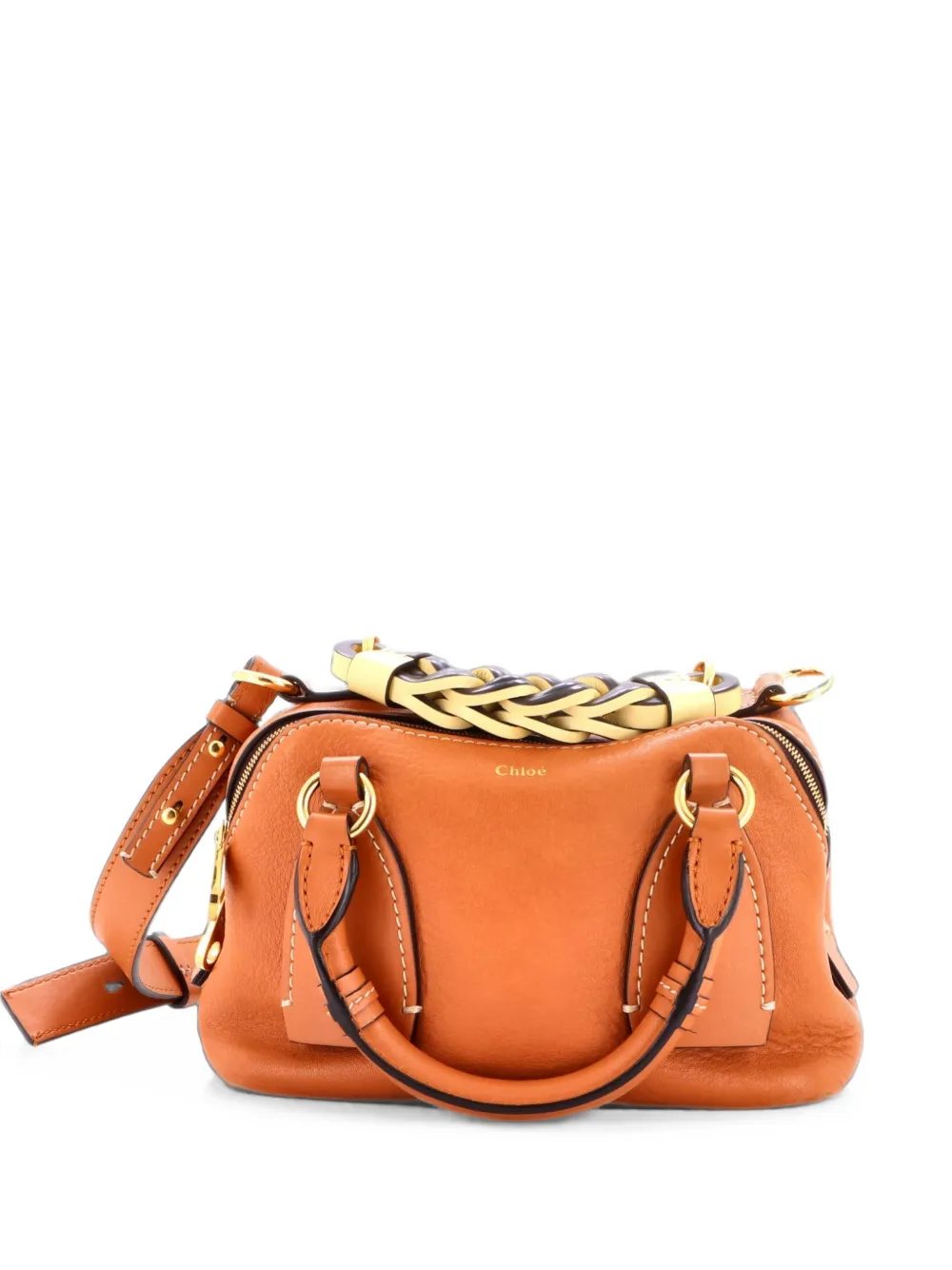 Chloé Pre-Owned Daria Bag Leather Small shoulder bag - Marrone
