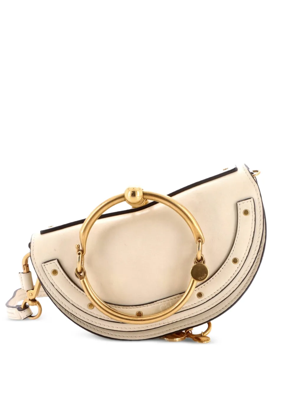 Chloé Pre-Owned Mini Nile Umhängetasche aus Leder - Nude
