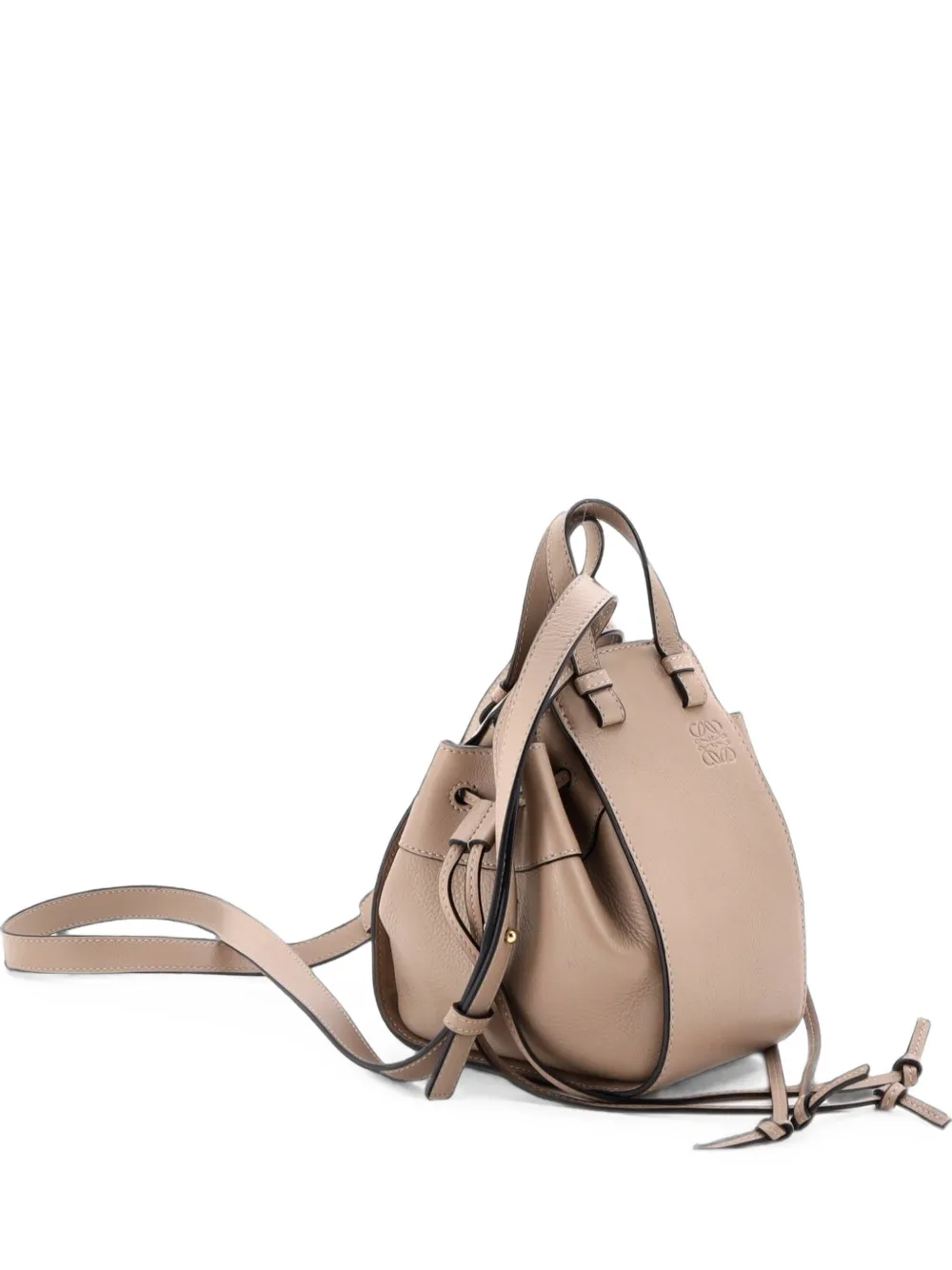 Loewe Pre-Owned Hammock Bag Leather Mini hobo bag - Toni neutri