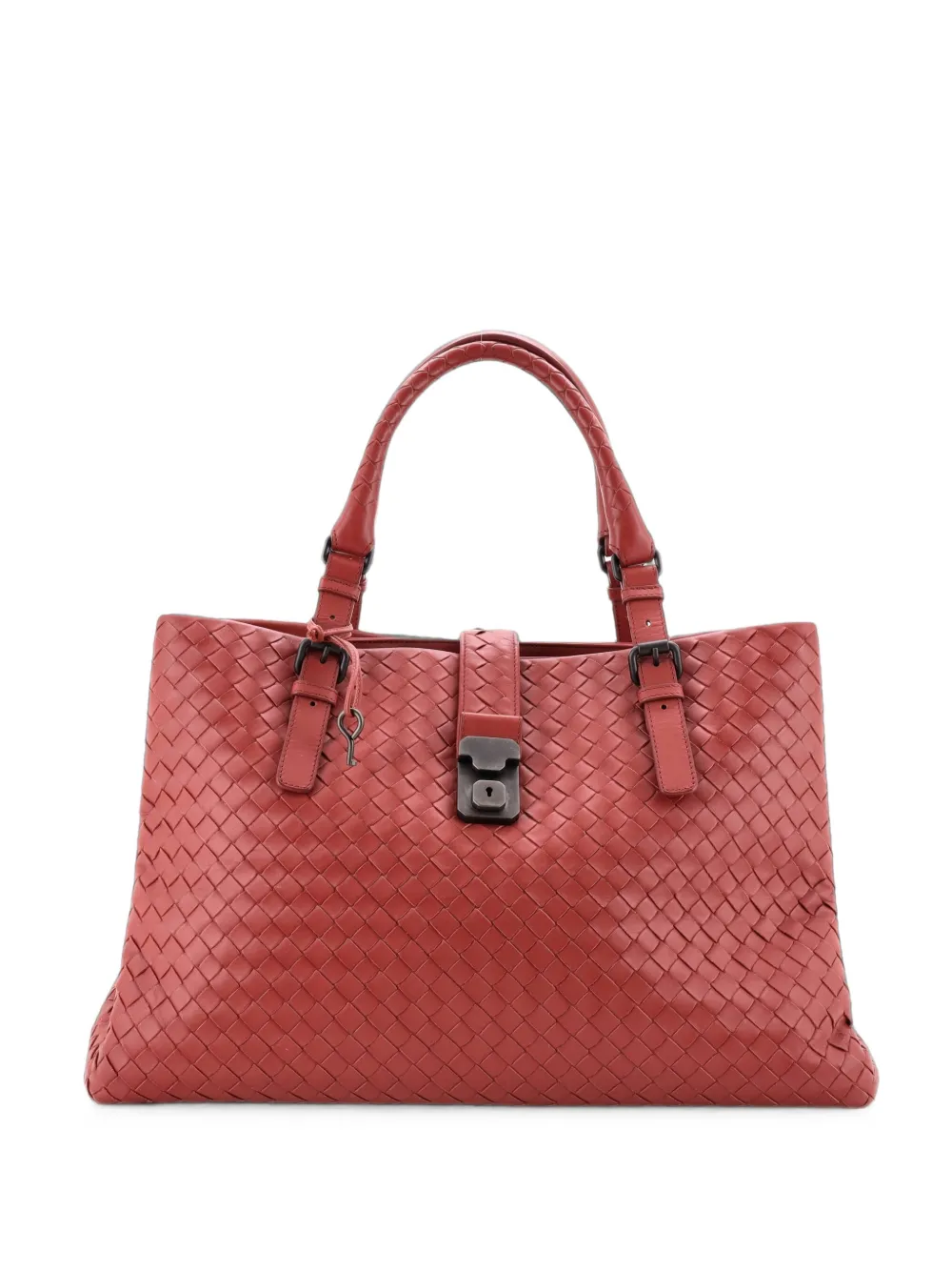 Bottega Veneta Pre-Owned Roma Bag Intrecciato Nappa Medium tote bag - Rose