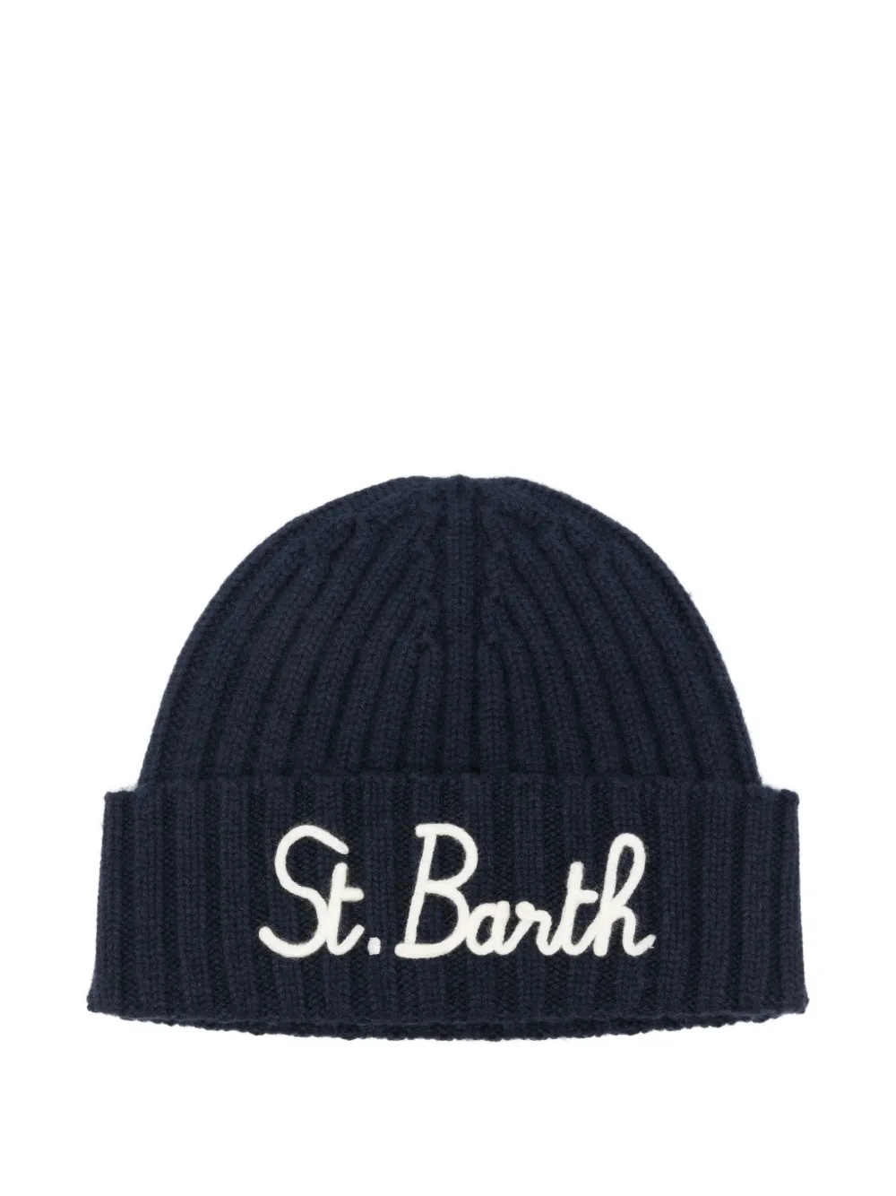 MC2 Saint Barth Kids bonnet à logo brodé - Bleu MC2 Saint Barth Kids bonnet à logo brodé - Bleu