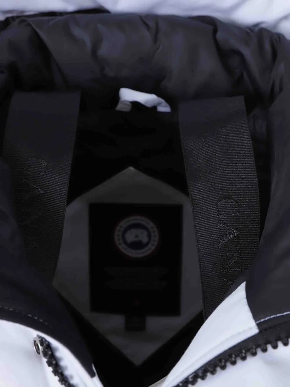 Canada Goose Seymour gewatteerd jack met capuchon Wit