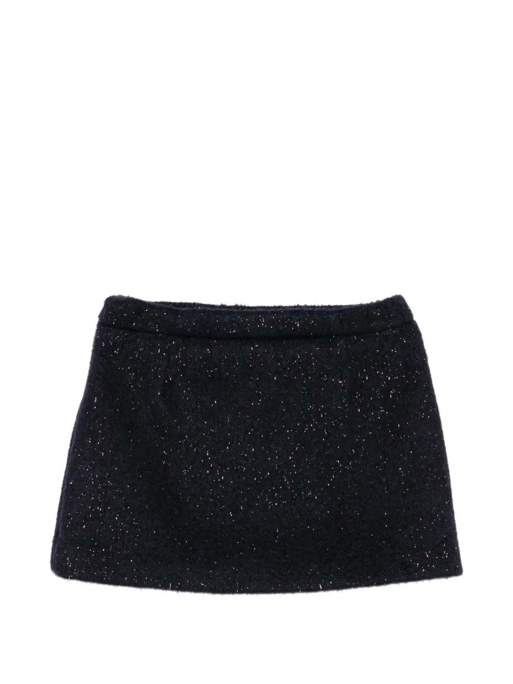 Il Gufo Geborstelde rok met ritssluiting Blauw