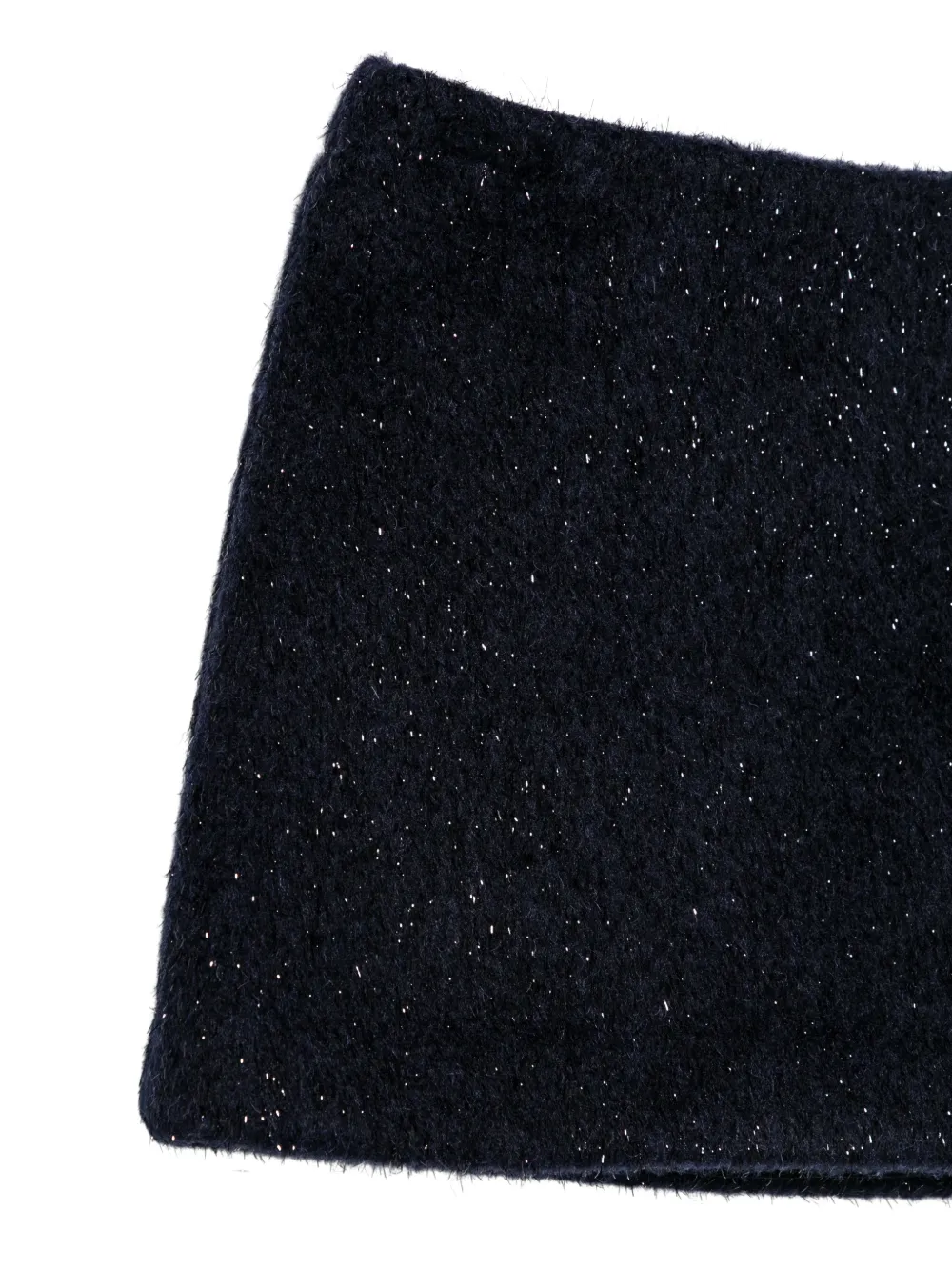 Il Gufo Geborstelde rok met ritssluiting Blauw