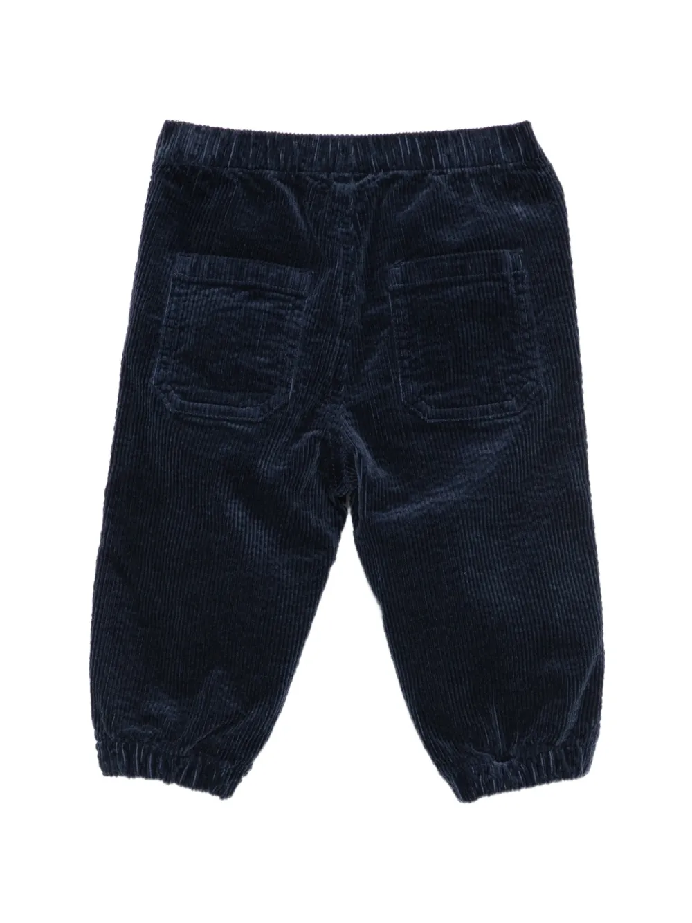 Il Gufo Ribfluwelen broek met elastische manchetten Blauw