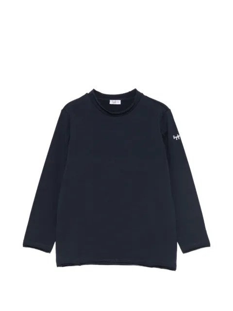 Il Gufo rubberised-logo long-sleeve T-shirt