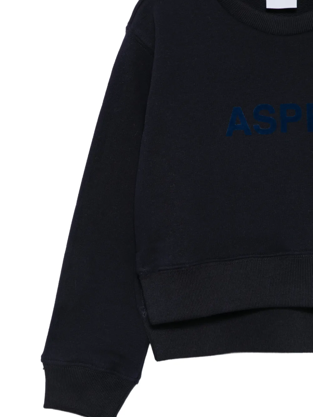 Aspesi Kids Sweater met logo Blauw