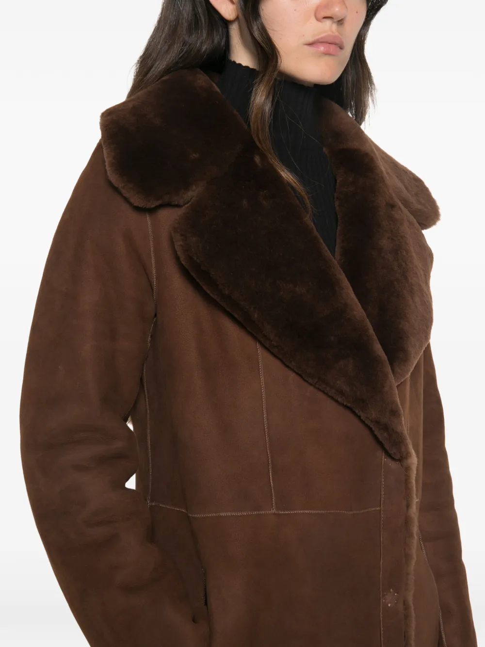Salvatore Santoro Lammy coat Bruin