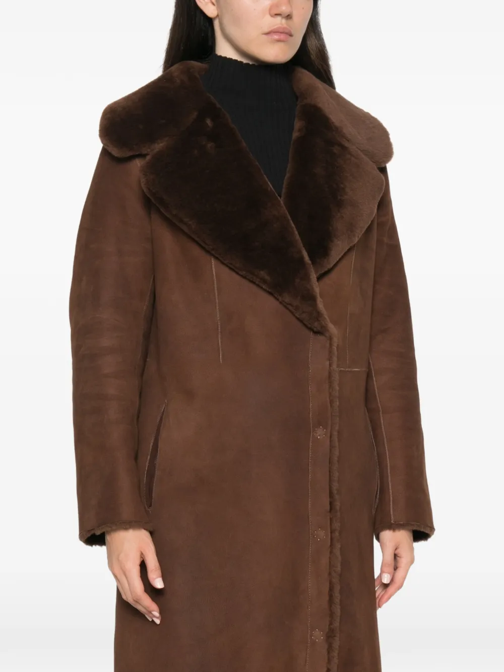 Salvatore Santoro Lammy coat Bruin