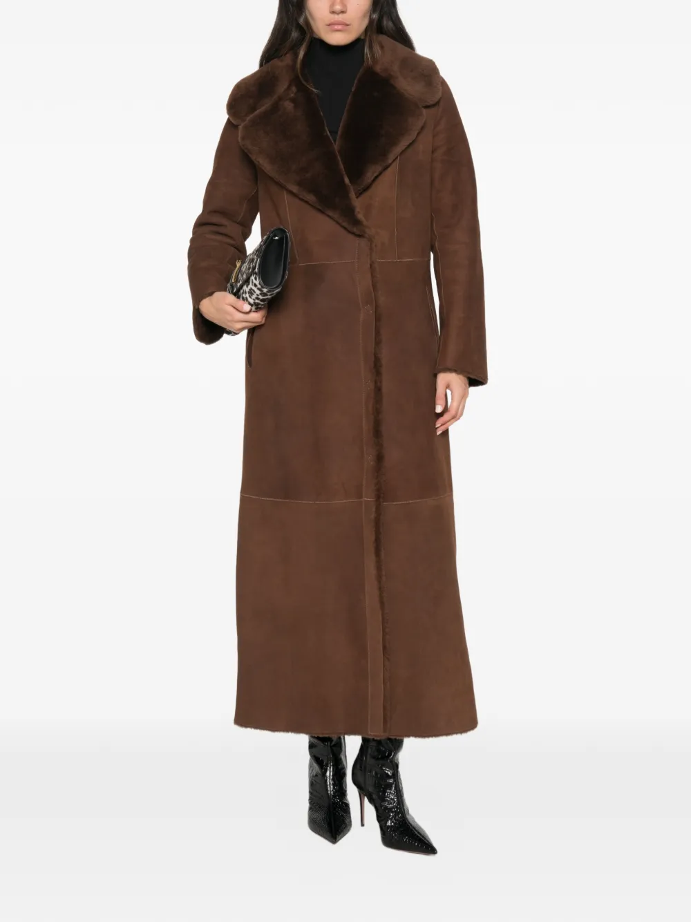 Salvatore Santoro Lammy coat Bruin
