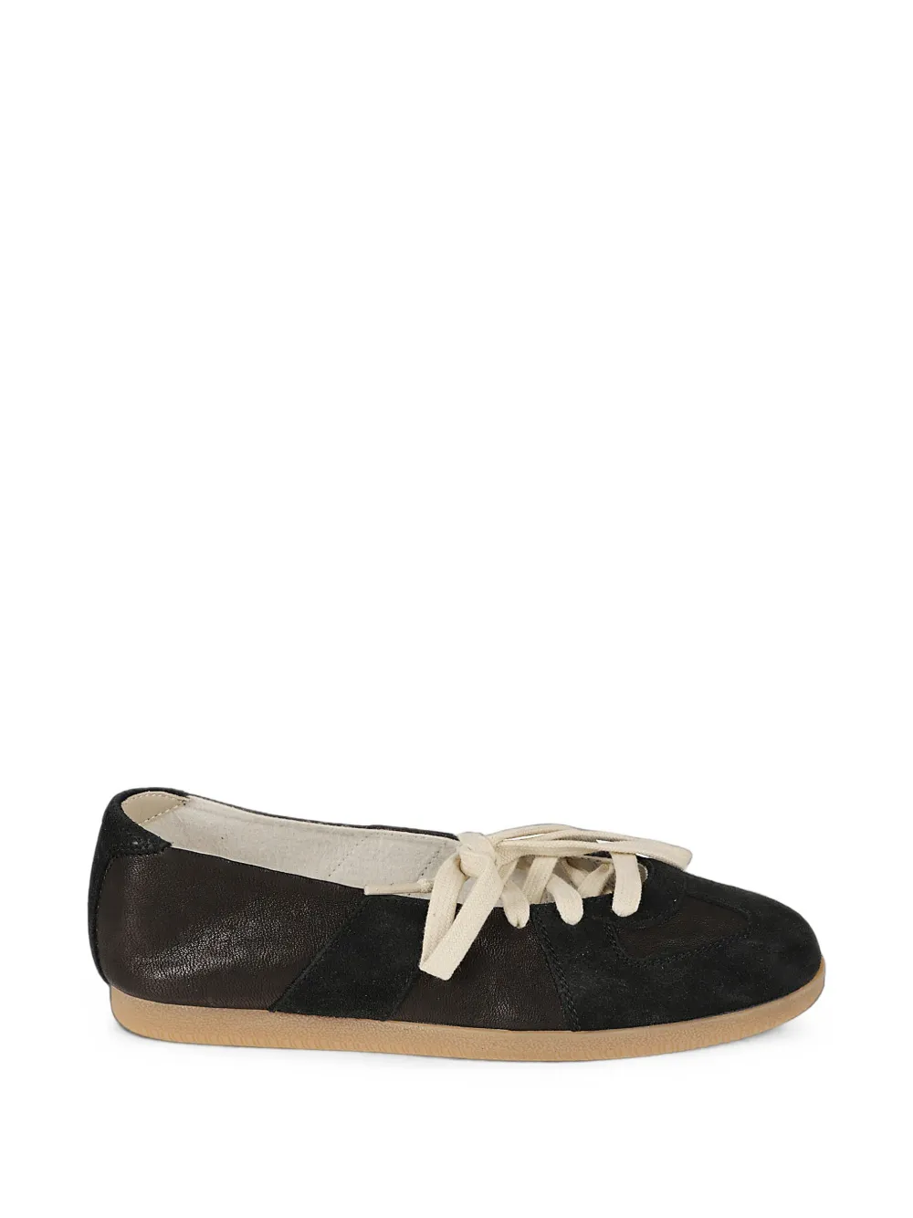 Maison Margiela Replica soft laced ballet flats - Nero