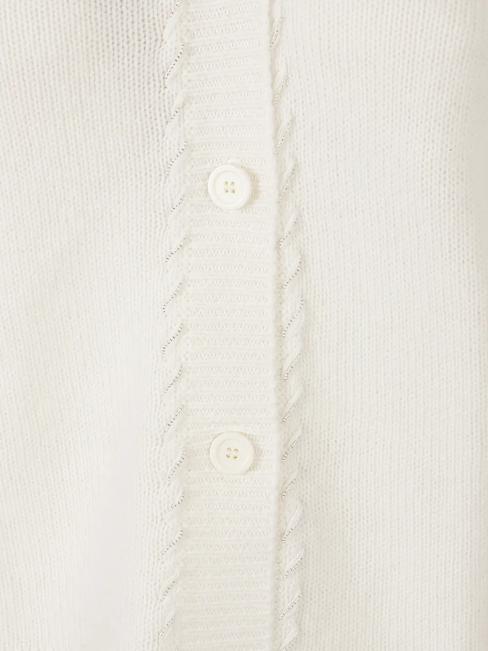 Fabiana Filippi Vest verfraaid met kralen Beige