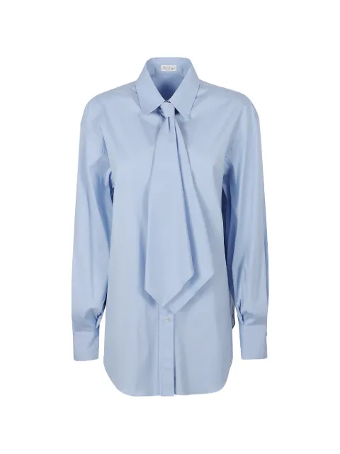 Brunello Cucinelli stretch-cotton poplin shirt