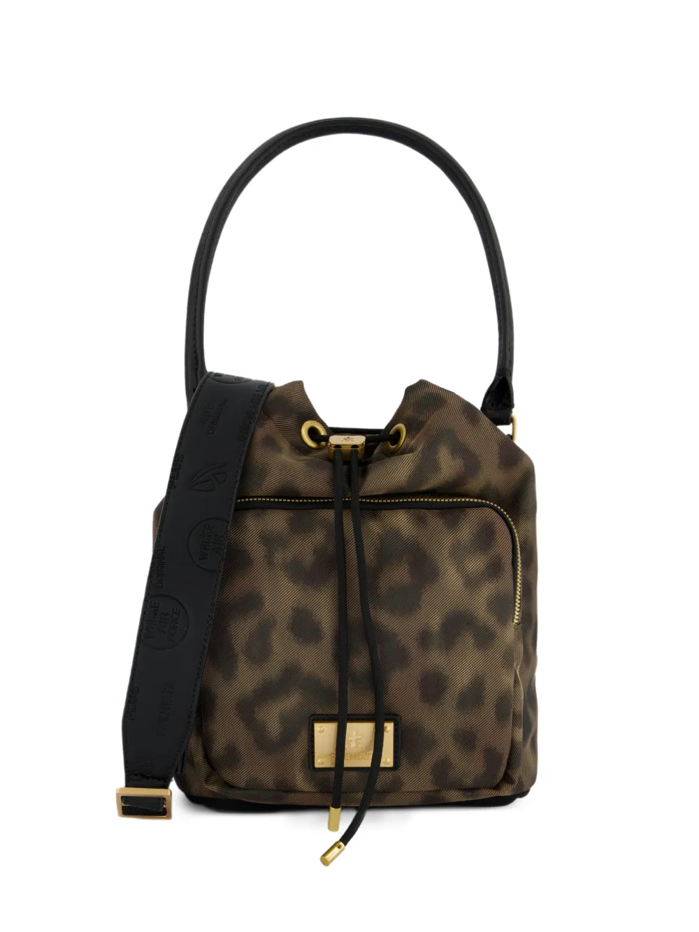 Premiata leopard-print drawstring tote bag