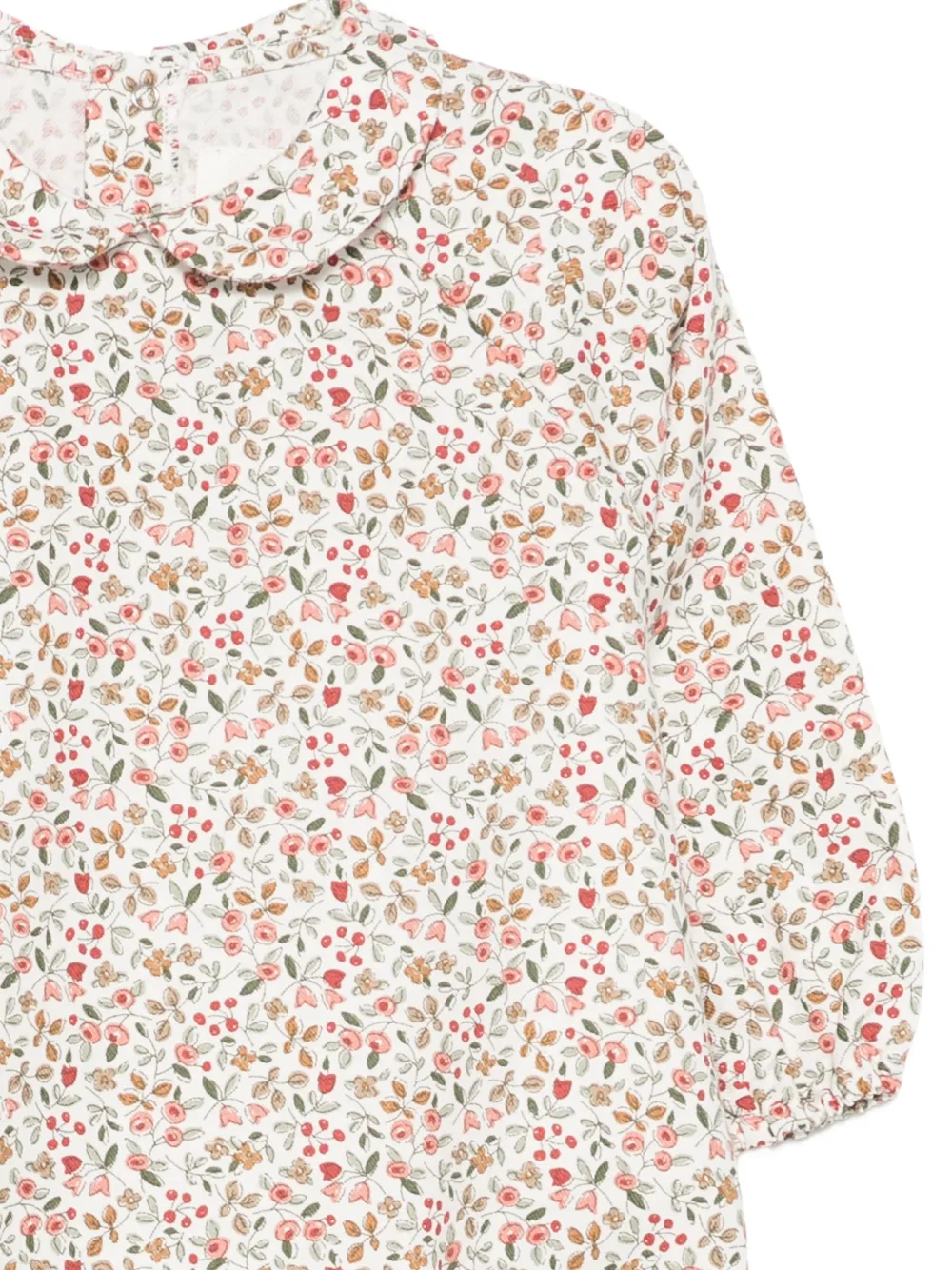 TEDDY & MINOU Romper met bloemenprint Wit