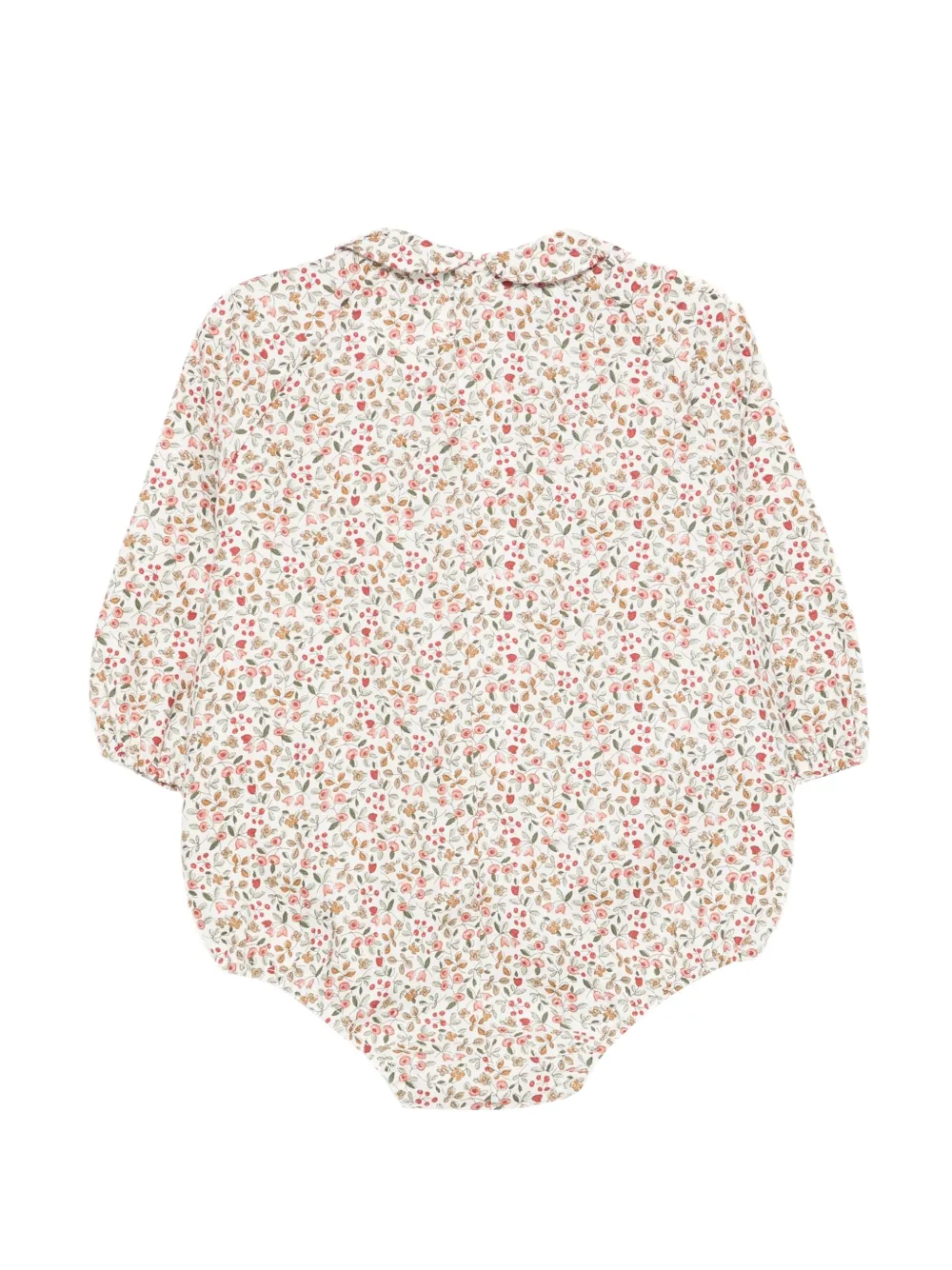 TEDDY & MINOU Romper met bloemenprint Wit
