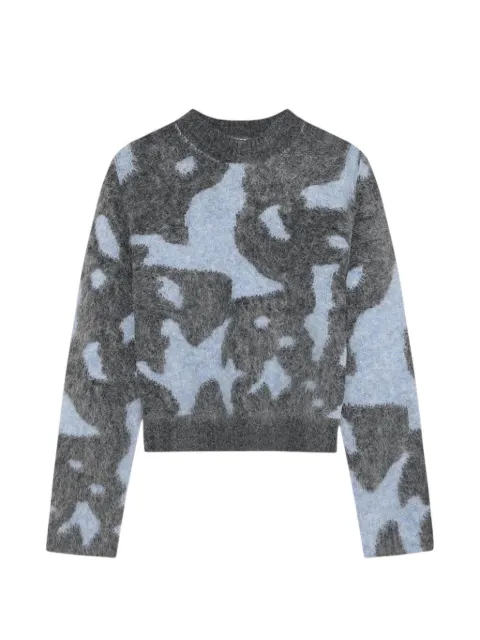 Won Hundred Isa abstract-pattern sweater