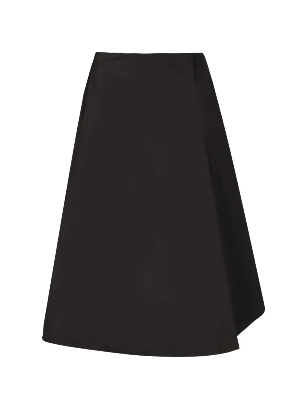 Moncler logo-patch A-line midi skirt