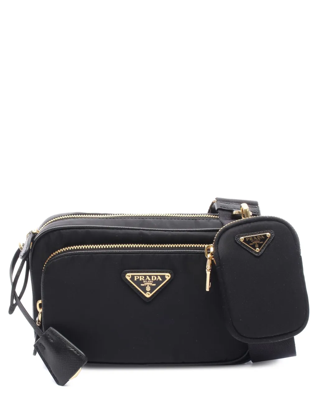 Prada Pre-Owned 2013-2026 Mini Re Nylon Camera Bag crossbody bag - Nero