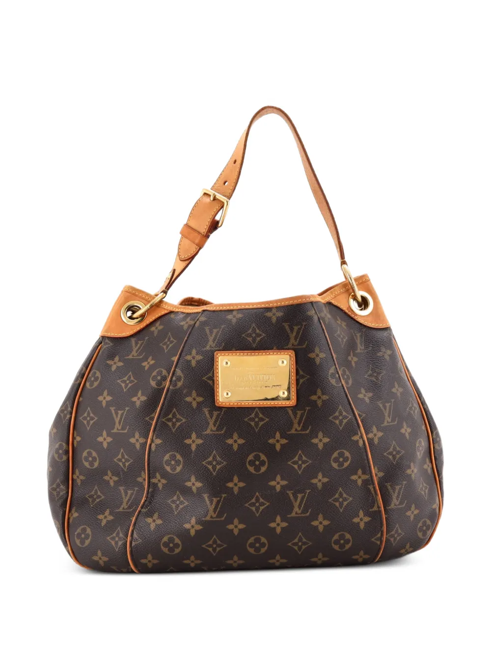 Louis Vuitton Pre-Owned Galliera Monogram Canvas GM Beuteltasche - Braun