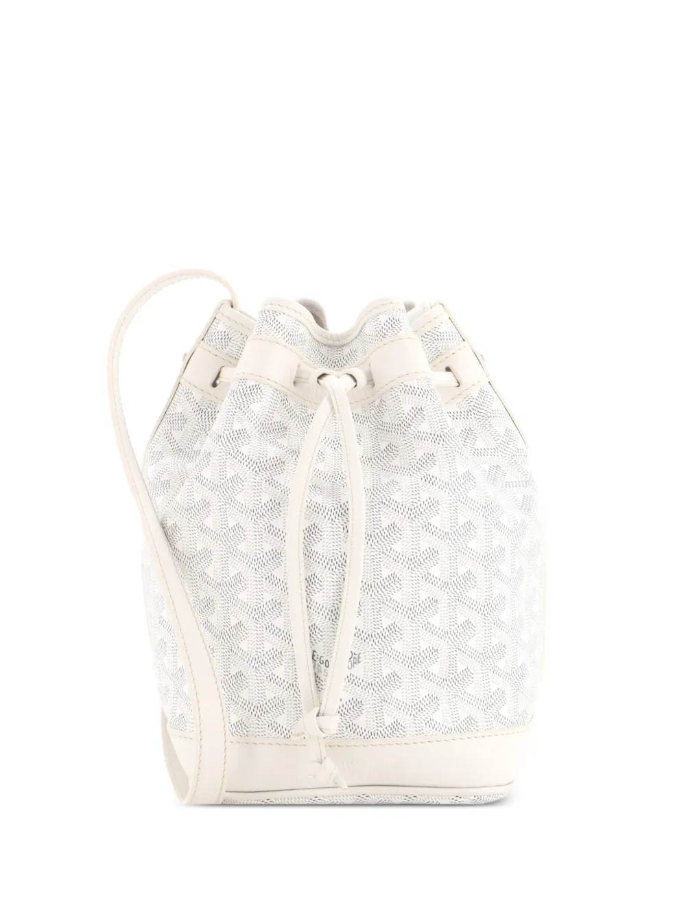 Goyard Pre-Owned sac seau Petit Flot Coated Canvas PM - Blanc Goyard Pre-Owned sac seau Petit Flot Coated Canvas PM - Blanc