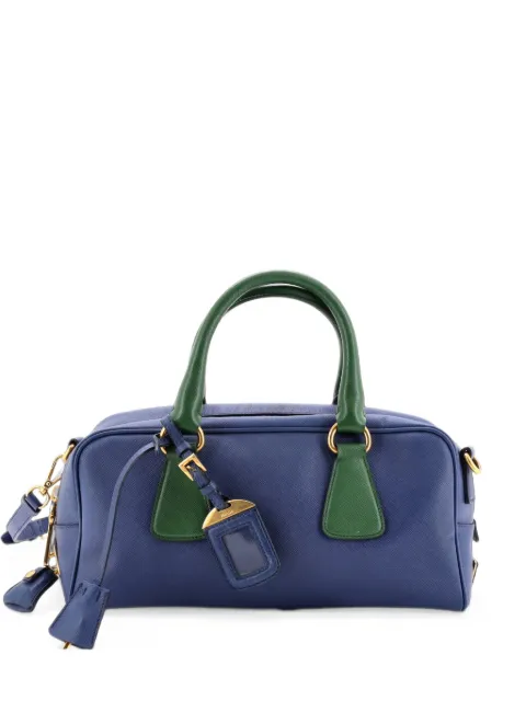 Prada Pre-Owned Convertible Bauletto Bag Saffiano Leather East West handbag