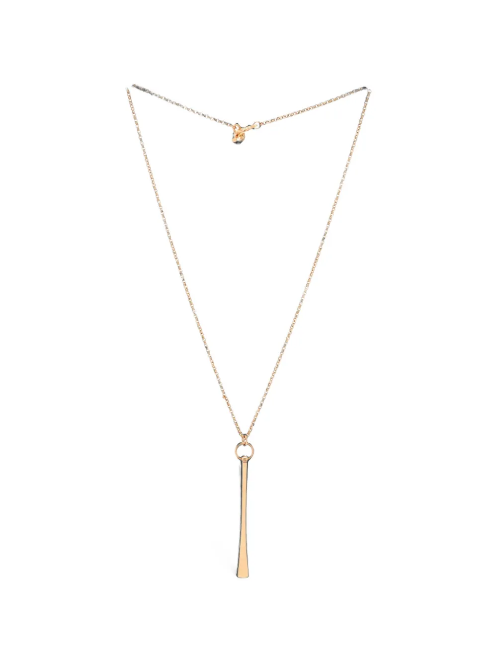 Hermès Pre-Owned Clou De Forge Pendant 18K Rose Gold Large necklace - Rosa
