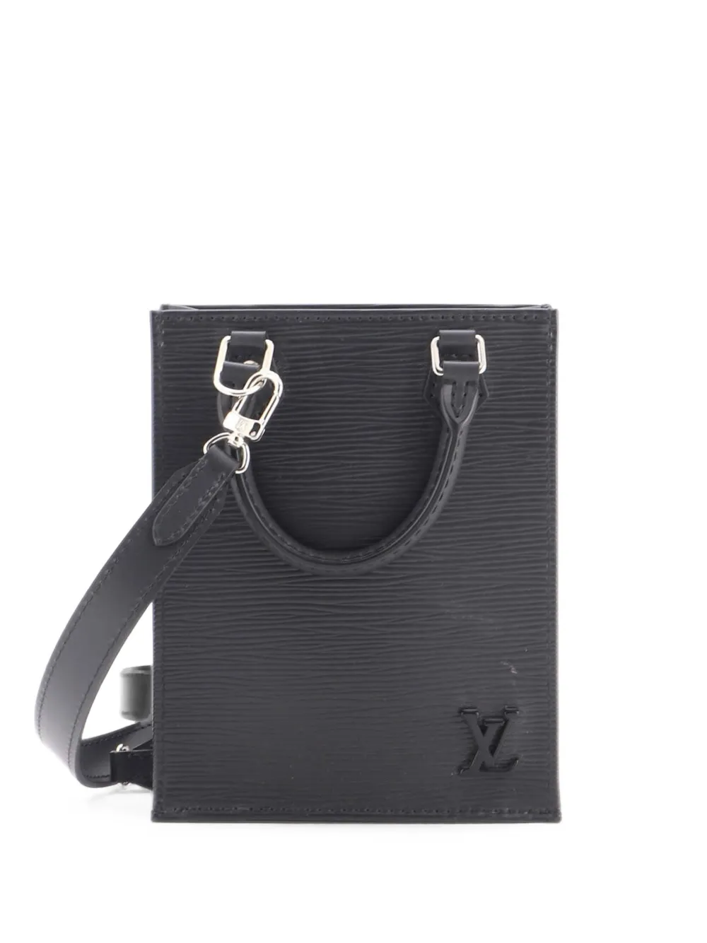 Louis Vuitton Pre-Owned Petit Sac Plat Bag Epi Leather crossbody bag - Black