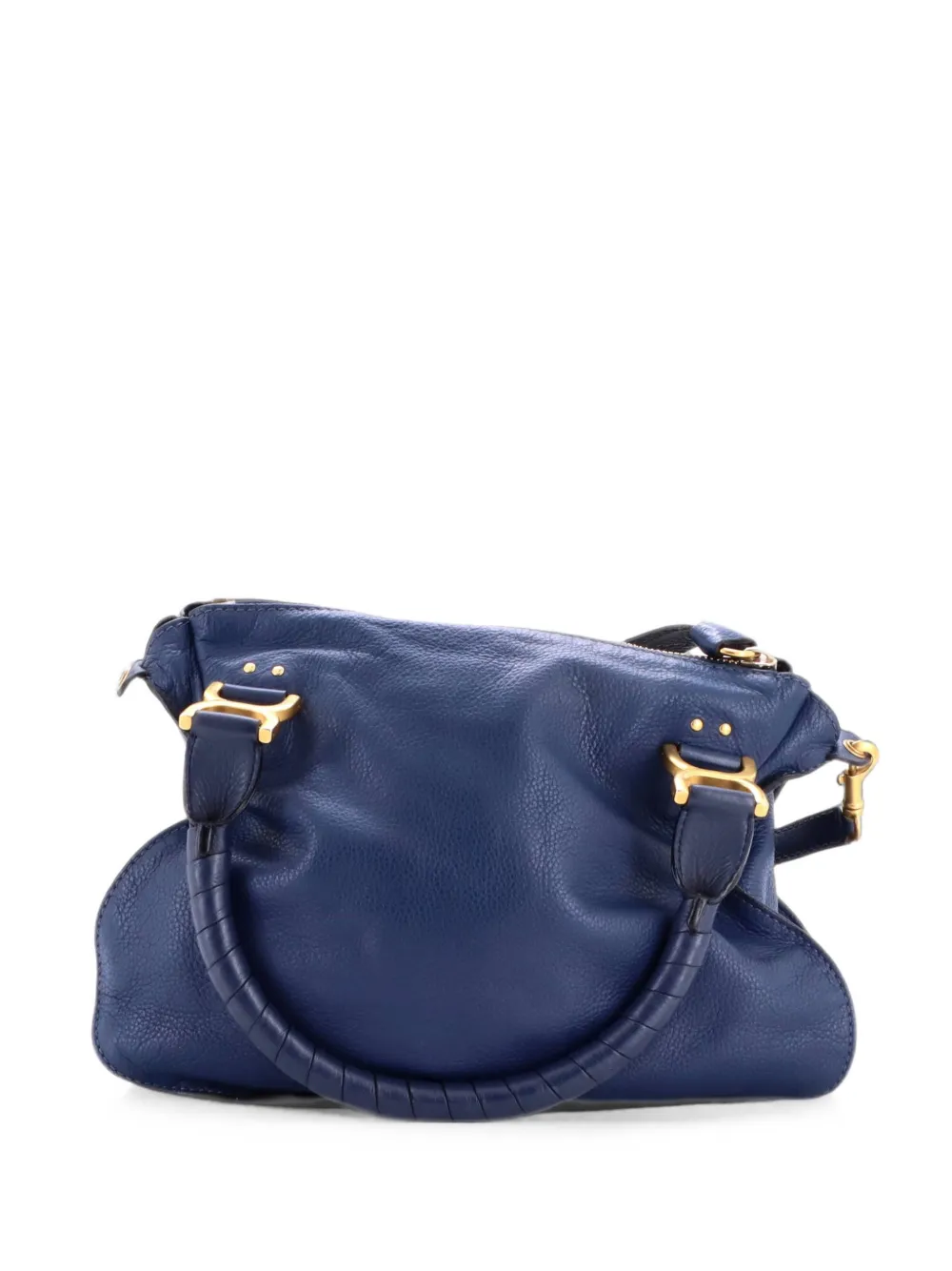 Chloé Pre-Owned Marcie Leather Medium satchel - Blu