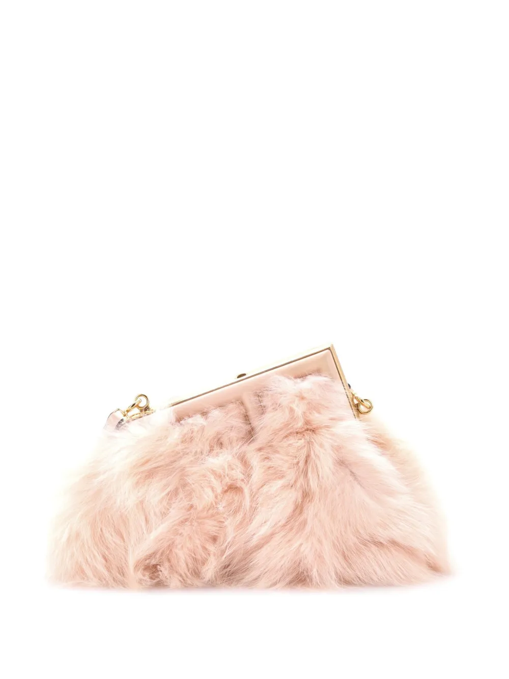 Fendi Pre-Owned Kleine First Bag Fur Schultertasche - Rosa