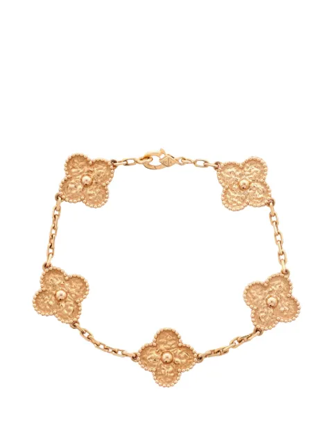 Van Cleef & Arpels Pre-Owned Vintage Alhambra 5 Motifs 18K Rose Gold bracelet